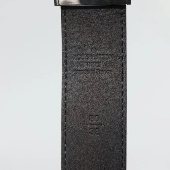 LOUIS VUITTON Damier Ebene Ceinture Carre Belt 36.6"" LV Auth - Picture 13 of 16